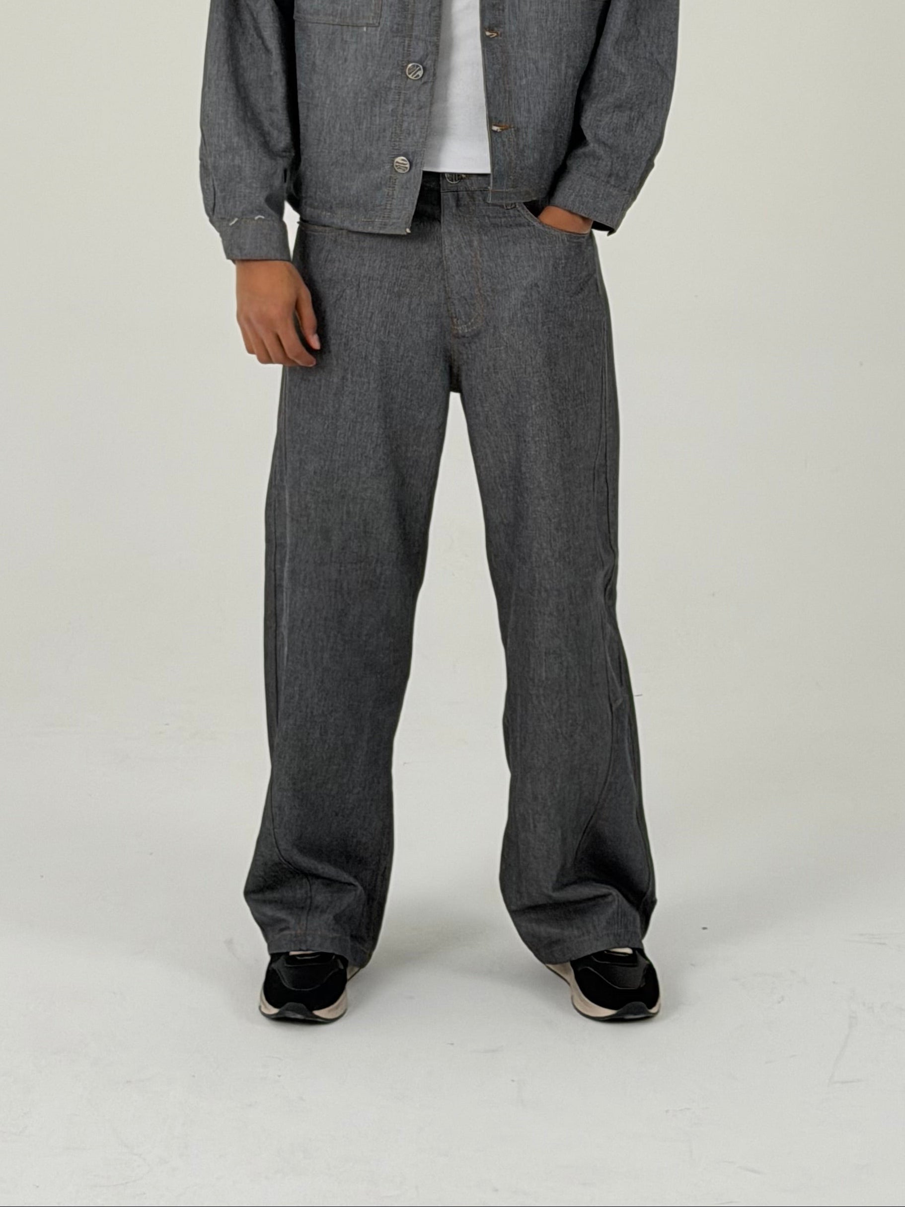 Streetwear Grey Denim