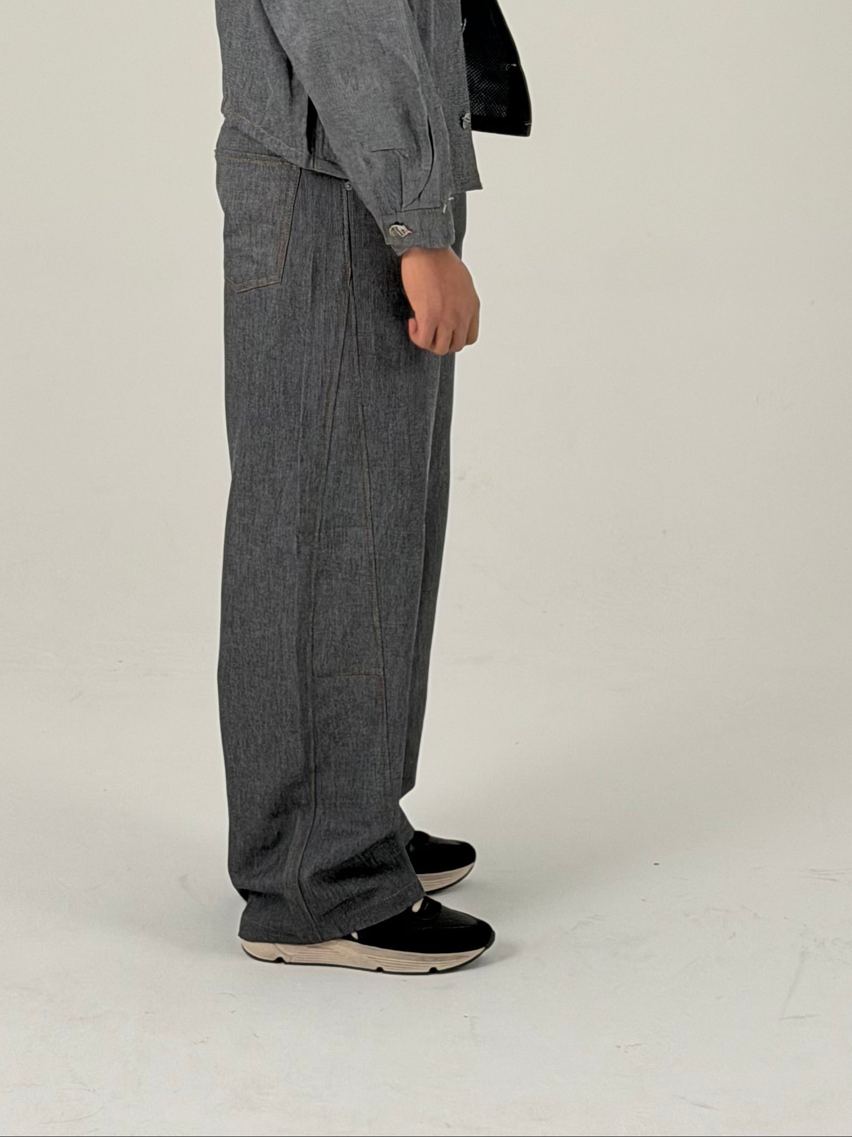 Streetwear Grey Denim