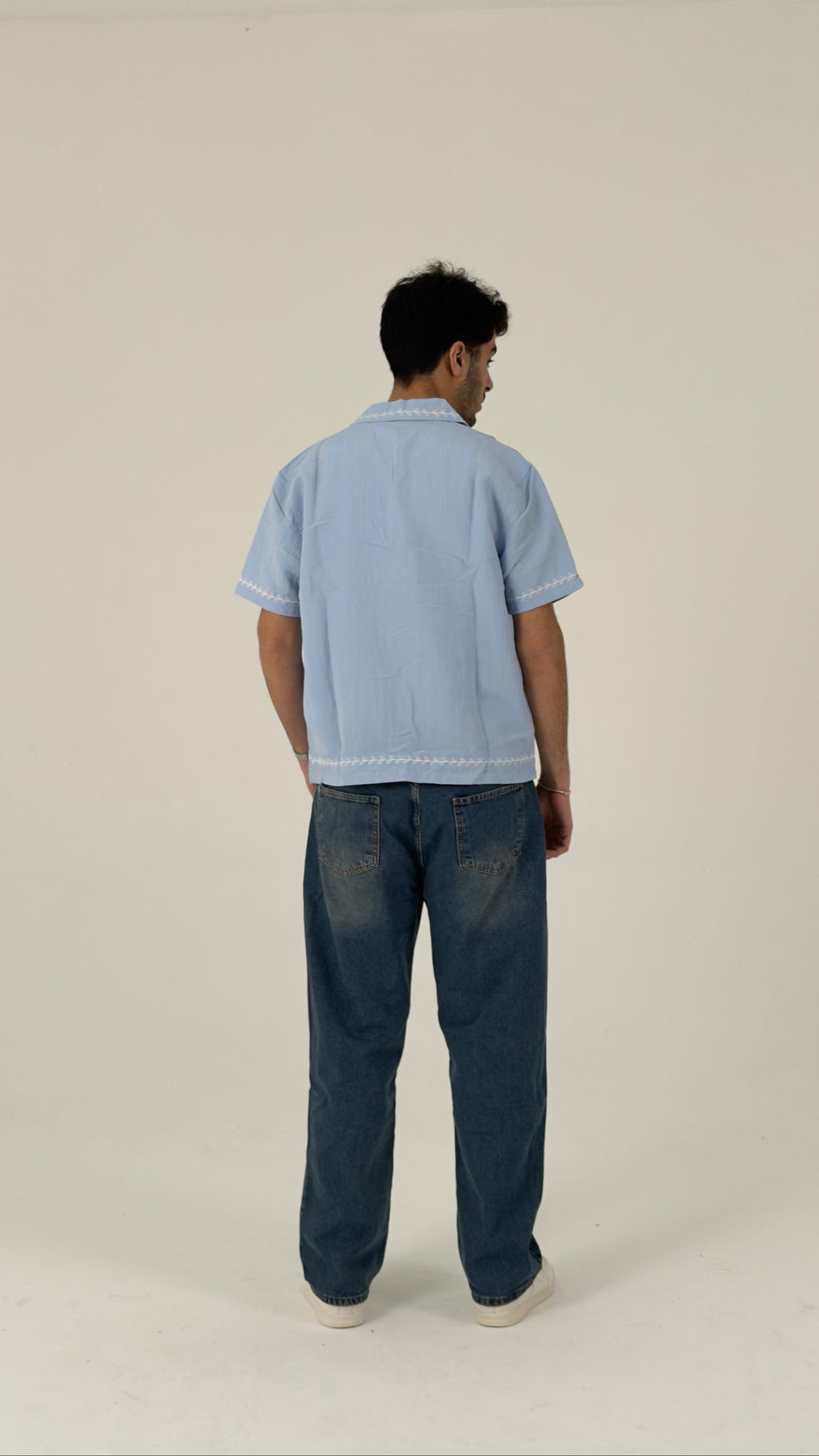 Sky Blue Camp Shirt