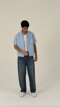 Sky Blue Camp Shirt